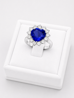 Tanzanite Heart Ring