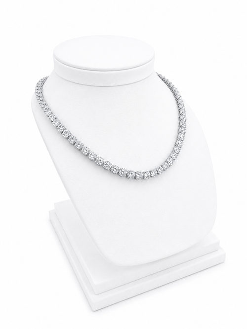 Tennis Necklace With Diamonds
