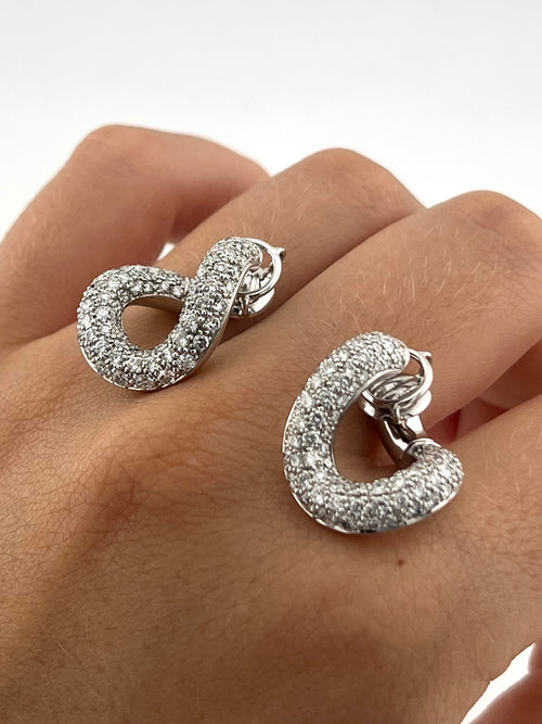 Pomellato Earrings With Diamonds And White Gold