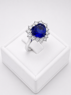 Tanzanite Heart Ring