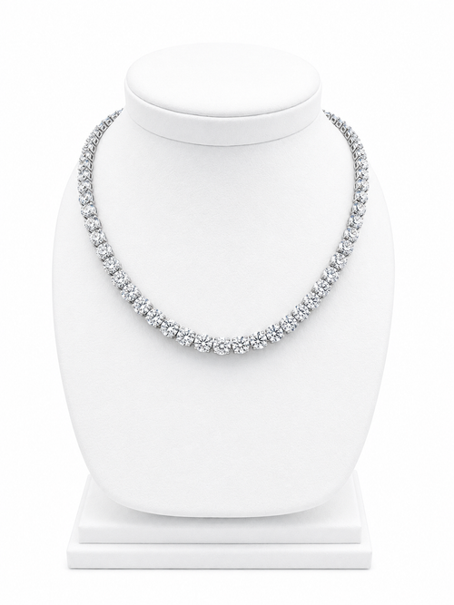 Tennis Necklace With Diamonds