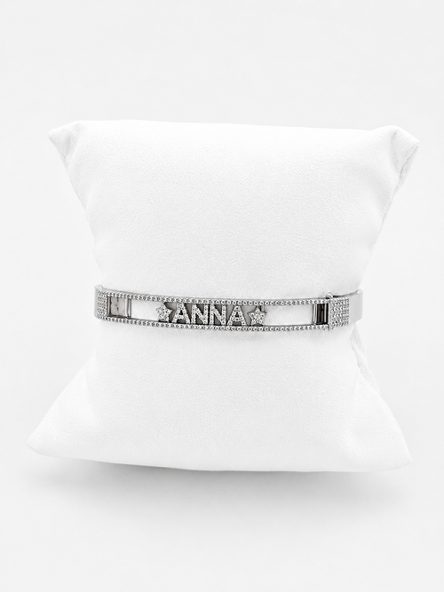Rigid Bracelet whit Name Anna