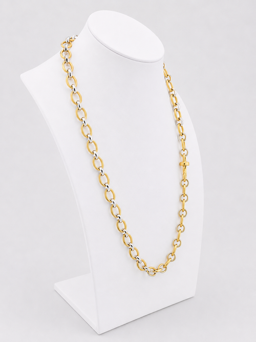 Pomellato Necklace In White and Yellow Gold