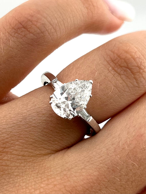 Ring pear cut
