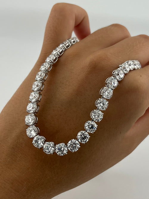 Tennis Necklace With Diamonds
