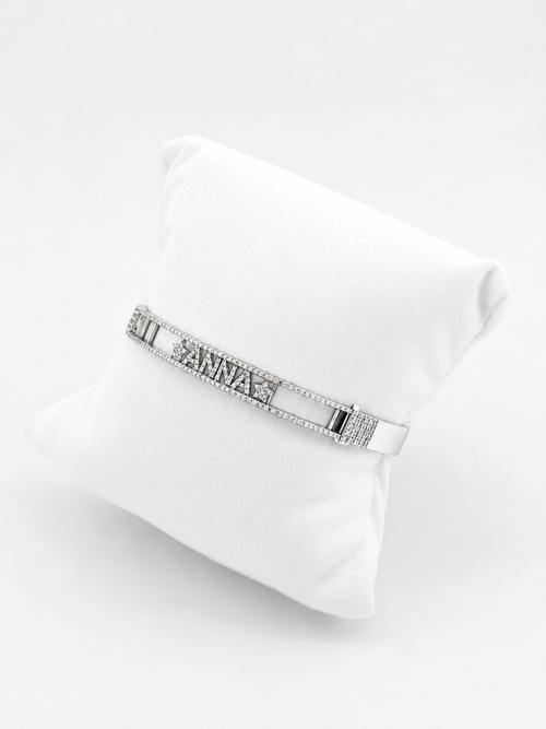 Rigid Bracelet whit Name Anna