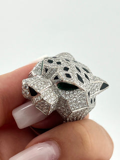 Cartier Panther Ring Pavèe