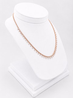 Necklace Whit Round Diamonds
