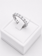 DEMEGLIO Eternity Emerald Cut Ring