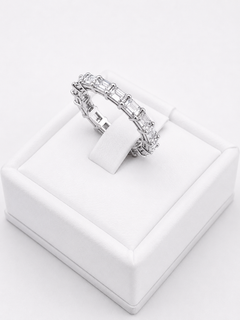 DEMEGLIO Eternity Emerald Cut Ring