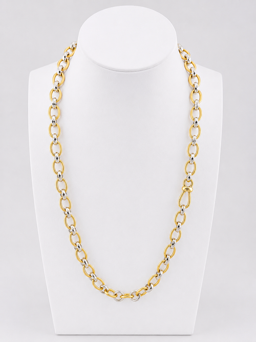 Pomellato Necklace In White and Yellow Gold