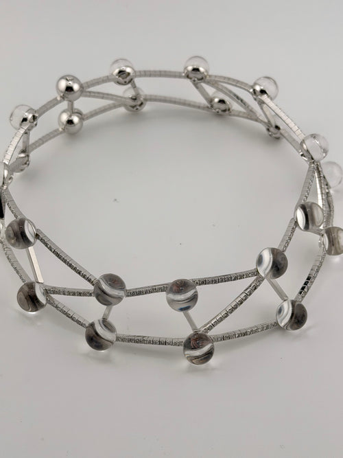 Cartier Chocker Collection Les Molecules In White Gold and Rock Crystal