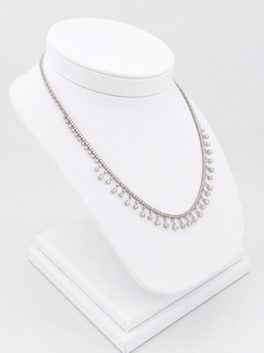 Necklace With Diamonds Pendents