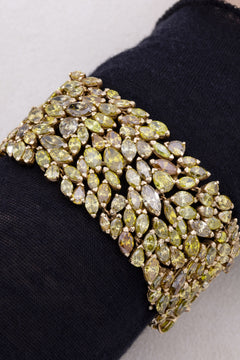 Fancy Diamonds Important Bracelet