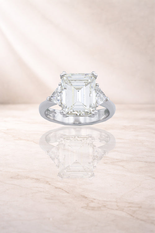 Emerald Cut Diamond Ring